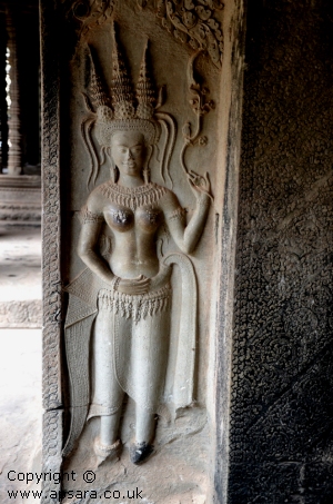 Apsara, Angkor Wat, Cambodia