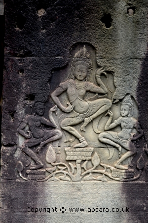 Apsara, The Bayon, Cambodia