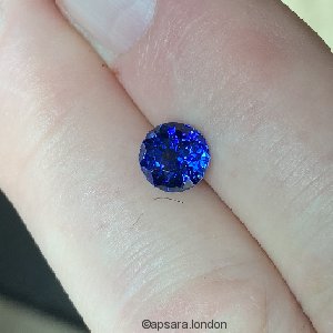 Heated Blue Sapphire