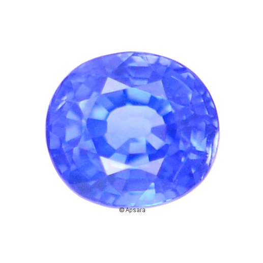 Heated Blue Sapphire