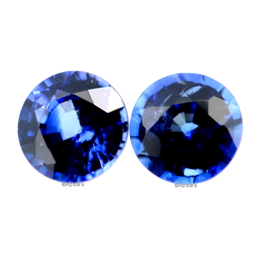 Heated Blue Sapphire
