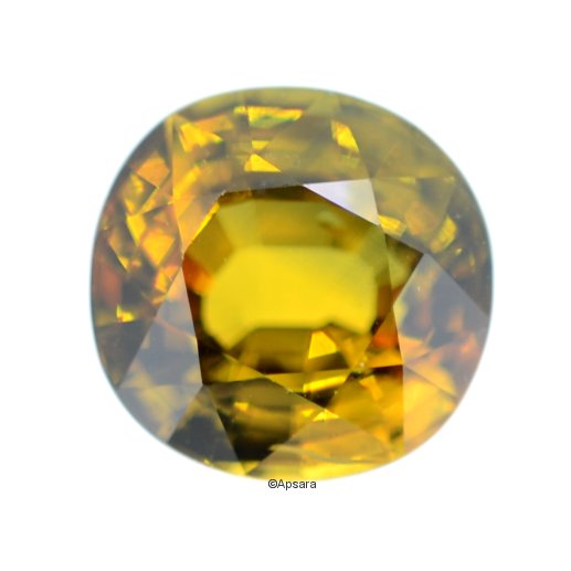 Unheated Orange Sapphire