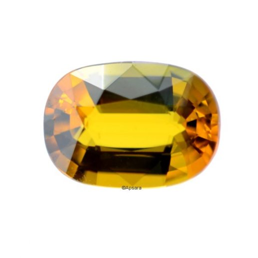 Unheated Orange Sapphire