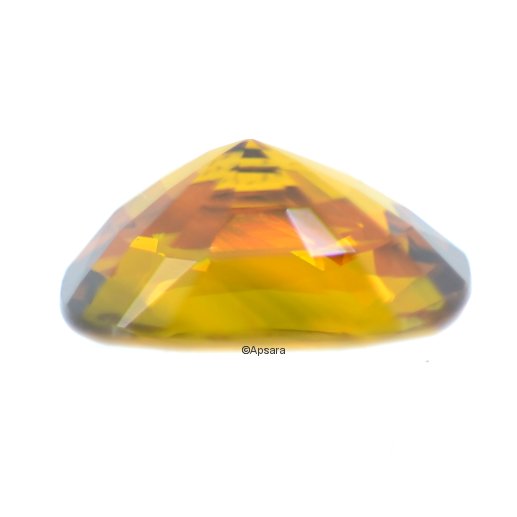 Unheated Orange Sapphire
