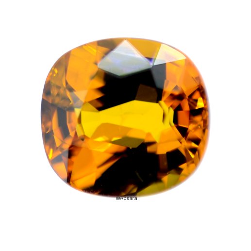 Unheated Orange Sapphire