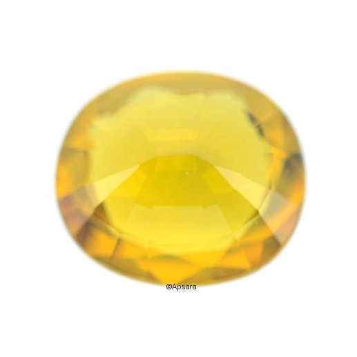 Unheated Orange Sapphire