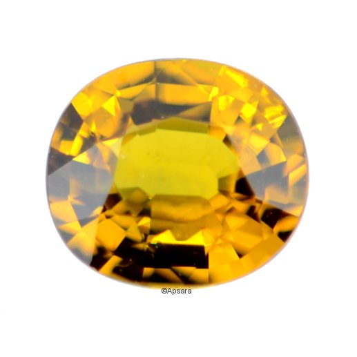 Unheated Orange Sapphire