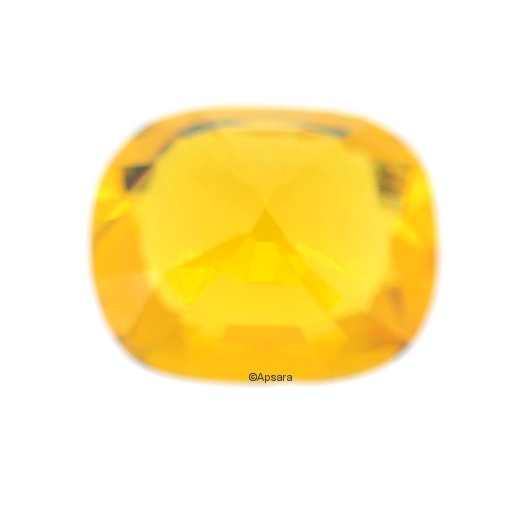Unheated Orange Sapphire