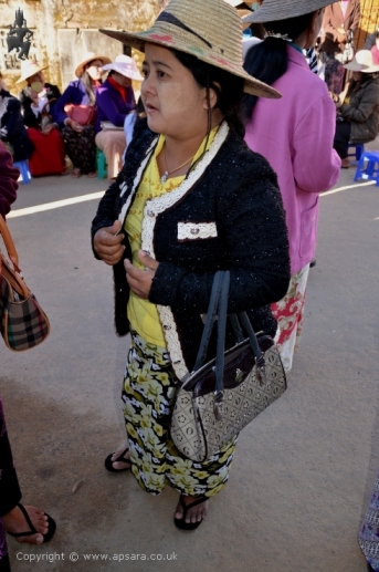 Ruby dealer at the Pan Ma Gem Market, Kyatpyin